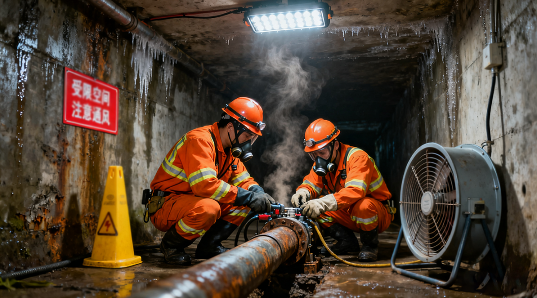 有限空間作業(yè)安全指南：從風(fēng)險(xiǎn)識別到科技防護(hù)的全鏈條攻略
